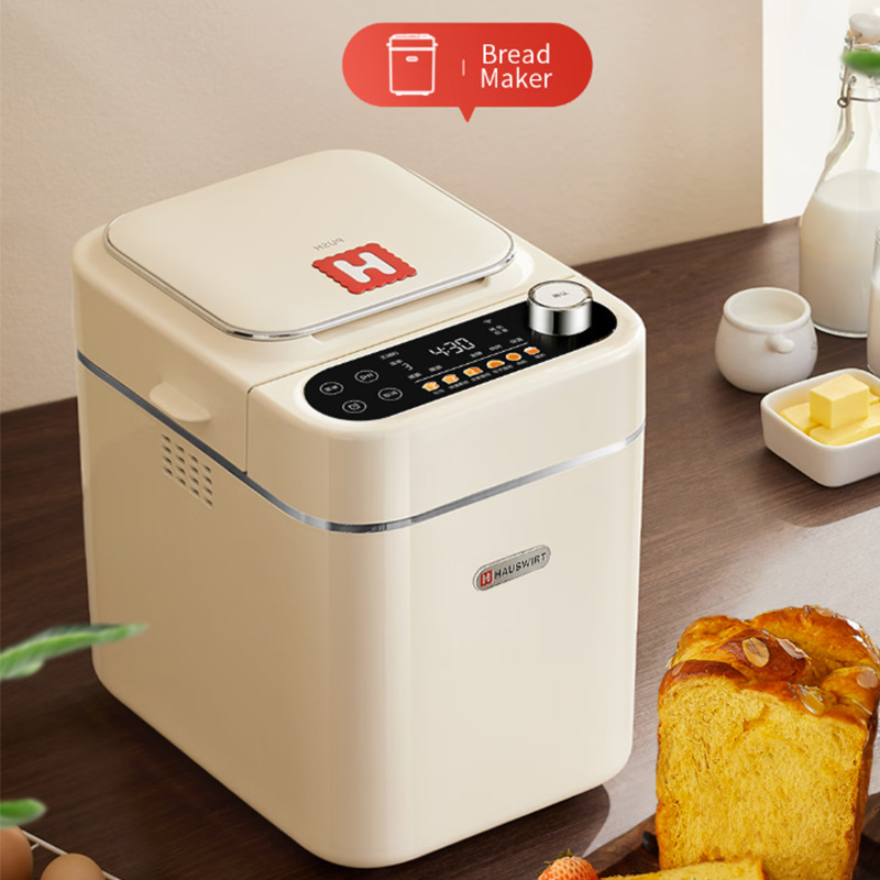 海氏A5全自动面包机家用多功能智能早餐和面发酵烘焙烤吐司奶米白
